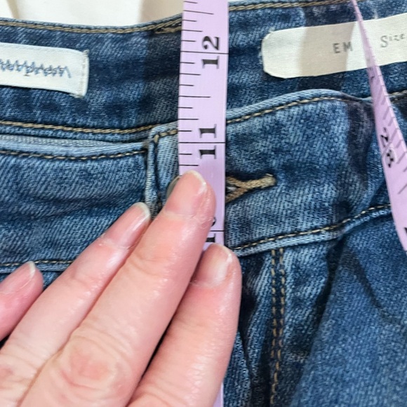 Anthropologie Pilcro And The Letterpress EM blue jean Boyfriend cotton denim 8 - Picture 13 of 16